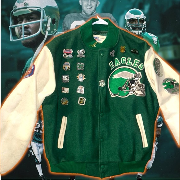 💎 ViNTaGe💎 PHiLaDeLPHiA EaGLeS 🦅 LeTTerMan JaCKeT 🧥 - Picture 11 of 11